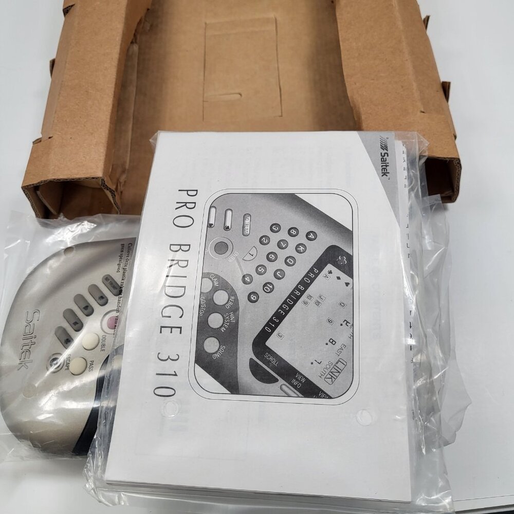 Saitek Pro Bridge 310 Electronic Handheld Portable Game System Boxed Tested - Picture 6 of 15